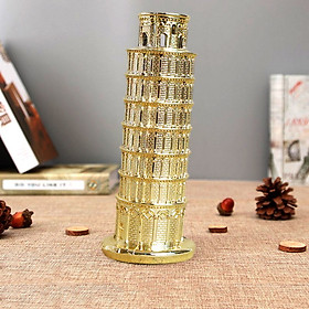 Mua Mô hình tháp nghiêng Pisa V.2 cao 20 cm màu vàng trang trí phòng khách  bàn làm việc  bàn học
