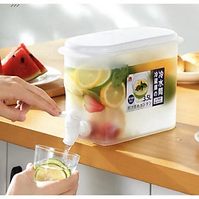 Mua Bình Nước Để Tủ Lạnh Có Vòi 3 5L Chất Liệu An Toàn Nhựa Nguyên Sinh PP Chịu Nhiệt Cao Cấp Tiện Lợi