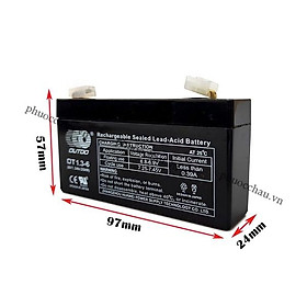 Mua Ắc quy lưu điện OUTDO OT1.3-6 6V - 1.3AH dùng cho cân điện tử  đồ chơi trẻ em