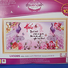 Mua Tranh thêu chữ thập thành kính tổ tiên LV3205 - 79 x 43 cm - chưa thêu