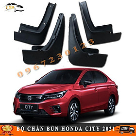 Bộ 4 Chắn Bùn Honda City 2021 Nhựa Dẻo Siêu Bền Bỉ