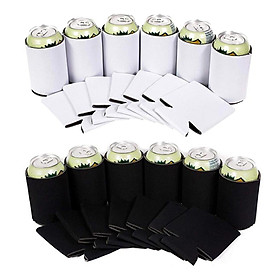 40x Neoprene Cooling Beer Can Cover Drinks Bottle Tin Cooler Sleeve Holder Cover