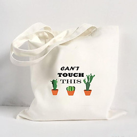 Túi Vải Đeo Vai Tote Bag In Hình Can't Touch This - Hàng Chính Hãng
