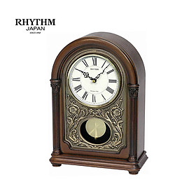 Đồng hồ Rhythm CRJ731NR06 Kt 24.0 x 34.0 x 10.0cm, 2kg Vỏ gỗ. Dùng Pin.