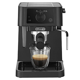 Máy pha cà phê Delonghi EC235.BK công suất 1100W, pha Espresso đánh bọt sữa capuchino, latte - Hàng nhập khẩu