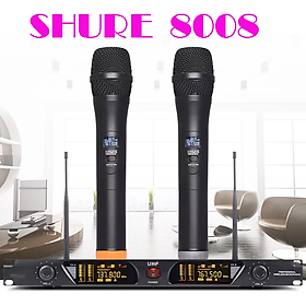 Mua COMBO Bộ 2 MICRO KHÔNG DÂY SHURE TY8008 Chống Hú Tốt Micro Vỏ Nhôm Bắt Sóng Cực Mạnh