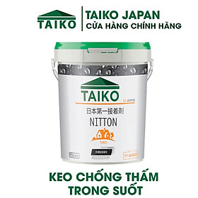 Mua  Hàng Chính Hãng - BH 2 Năm Keo chống thấm TAIKO trong suốt - Chống thấm nền gạch  nhà vệ sinh  gỗ công nghiệp(1 kg)