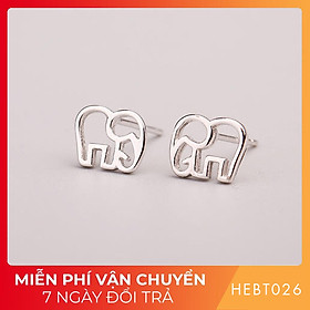 Bông hoa tai nữ bạc s925 cao cấp HEBT026 BH trọn đời