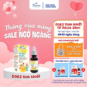 Vitamin D3 K2 tinh khiết Italia Avisure D3MK7 giúp bé cao lớn