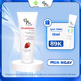 Sữa rửa mặt Fixderma Strawberry Face Wash 60g