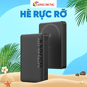 Sạc dự phòng từ tính không dây Anker 334 MagGo 7.5W 10000 mAh A1642 - Hàng chính hãng