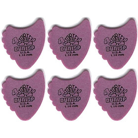 Combo 6 pick gảy Tortex fin Dunlop