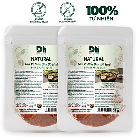 Hình ảnh Combo 2 gói NATURAL Gia Vị Nấu Bún Bò Huế Dh Foods