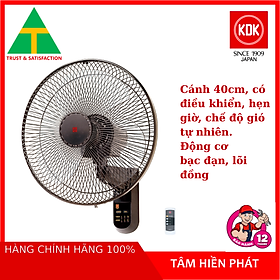 Mua Quạt treo KDK M40M Đen - Hàng chính hãng