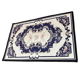 Thảm lau chân hoa văn họa tiết Tân cổ điển KT 40cm x 60cm