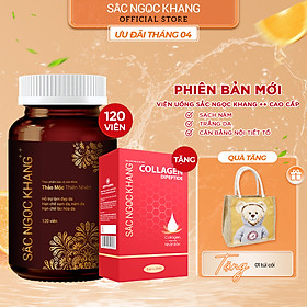 Viên uống Sắc Ngọc Khang ++ (120 viên) dòng cao cấp giúp chống lão hóa, giảm nám sạm và cân bằng nội tiết tố