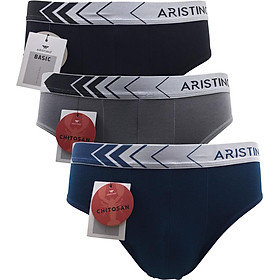 Combo 3 Chiếc Quần Lót Nam Cao Cấp Aristino ABF01807 Chất liệu Cotton Chitosan Thuần Khiết Giao Màu Ngẫu Nhiên - Hàng Chính Hãng - XXL