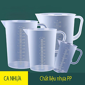 Mua Ca Đong Nhựa - Ca Nhựa - Ly Đong Nhựa 50/100/250/500/1000/2000/3000/5000ml