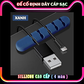 Mua Đế đỡ cố định cáp sạc tai nghe  dây điện  dây chuột - Nhiều màu - Kèm miếng dán keo 3M