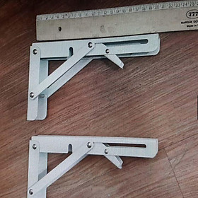 Mua Bản lề gấp gọn thông minh  bộ giá đỡ ke bàn gấp thông mihh treo tường Sunha Size 25cm SGT2979