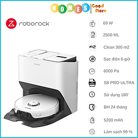 Robot Hút Bụi Lau Nhà Roborock QRevo Edge 5V1 Lực 18.500 Pa Xòe Giẻ, Xòe Chổi - Hàng Chính Hãng