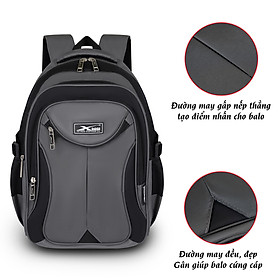 Balo laptop nam Xbags Xb 2004 nhiều ngăn giá rẻ balo chống sốc laptop