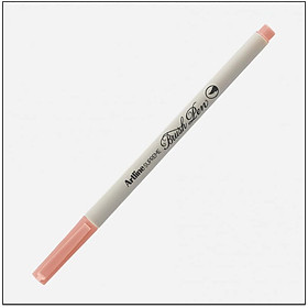 Bút lông đầu cọ viết calligraphy Artline Supreme Brush EPFS-F - Màu hồng đào (Apricot)