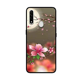 Ốp Lưng in cho Oppo A31 Mẫu Ánh Trăng Hoa Đào - Hàng Chính Hãng