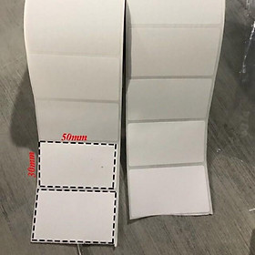 Mua Cuộn tem trà chanh  trà sữa kích thước 50x30mm 910 tem cuộn 30m giá rẻ