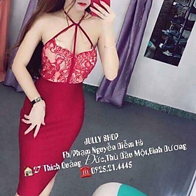 Đầm body nối dây sexy