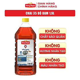 Nước mắm truyền thống Phú Quốc Hồng Hạnh Siêu Hạng 35 độ đạm dung tích 1,9 lít - Chấm, kho đúng điệu