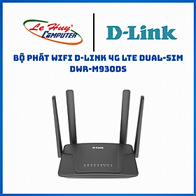 Bộ Phát Wifi D-Link 4G LTE Dual-Sim DWR-M930DS (300 Mbps/ Wifi 4/ 2.4 GHz) - Hàng Chính Hãng