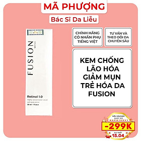 Retinol Fusion 1% Meso Therapy Kem dưỡng da, chống lão hóa, mờ nám, giảm mụn trẻ hóa làn da (30ml)