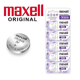 Pin chính hãng Maxell CR1616 Lithium 3V - Made In Japan dành cho đồng hồ, máy tính, smartkey, thiết bị điện tử... - 1 Viên