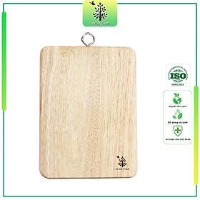 Mua Thớt gỗ hình chữ nhật có khoen xoay - Gỗ Đức Thành 04021 - Đạt chứng nhận vệ sinh an toàn thực phẩm