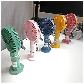 Mua Quạt tích điện mini cầm tay   quạt sạc pin nhỏ gọn  cổng sạc usb gió mạnh Queenshop