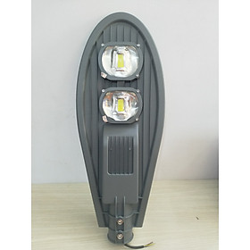 Mua Đèn đường hình chiếc lá cao cấp công suất 100W - công nghệ COB nhôm đúc nguyên khối chắc chắn - ánh sáng trắng - vàng ngẫu nhiên