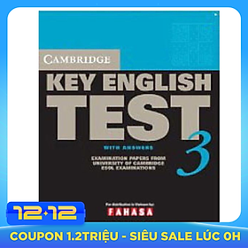 Cambridge Key English Test 3 with Answers