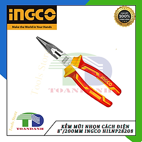 Mua Kềm mũi nhọn  cách điện  8 /200mm ingco HILNP28208
