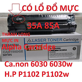 Mua Hộp Mực 85A dành cho Canon LBP 6030w F166400 6000 6030 3050 6018 312-325 MF 3010 Mực in HP P1102 P1102w M1136 M1130 M1132mf M1212nf M1139 - Hàng chính hãng Alpha Cartridge