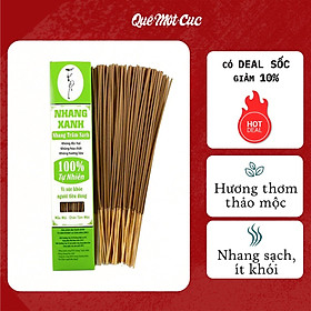 Mua Nhang trầm sạch  nhang xanh (CÓ ƯU ĐÃI) an toàn  không hóa chất - SPA QUE MOT CUC