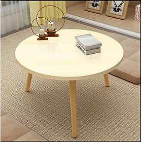 Mua Bàn ngồi bệt kiểu dáng Châu Âu hình tròn chân gỗ bàn trà  bàn cafe  bàn kết hợp ghế sofa