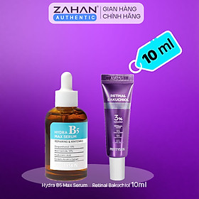 Combo Tinh chất Hydra B5 Max Serum Prettyskin và Kem dưỡng Retinal Bakuchiol (2 sản phẩm)