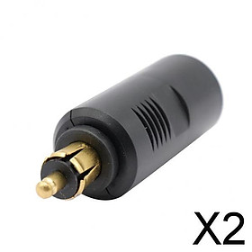 2x12V 24V EU Plug For BMW Motor Socket to Cigarette Lighter Converter Adaptor
