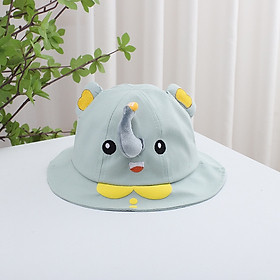 Mũ vành rộng 3D hình con voi ( có quai ) cho bé trai bé gái từ 6 tháng đến 3 tuổi