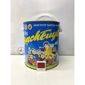 Mua Sơn dầu Bạch Tuyết màu đỏ 344 2.8kg