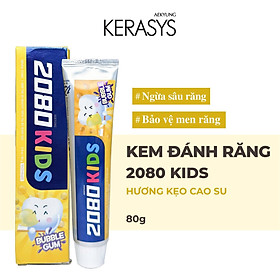 Kem đánh răng trẻ em cao cấp Hàn Quốc Aekyung 2080 Kids Bubble Gum (Hương kẹo cao su) 80g