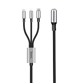 Mua Cáp Sạc 3in1 Cổng Lightning - Type C - Micro Hoco U17 - Hàng Chính Hãng