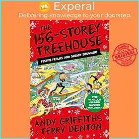 Sách - The 156-Storey Treehouse - Festive Frolics and Sneaky Snowmen! by Terry Denton (UK edition, paperback)