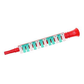 Mouth Organ Harmonica Piano Wind Instrument Toy for Children Gift Red